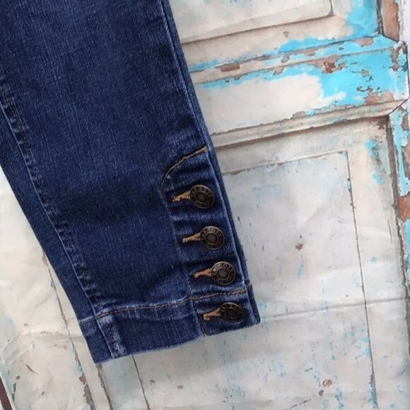 Talbots Womans  2P Blue Flawless 5 Pocket Blue Denim Jeans - Picture 4 of 8